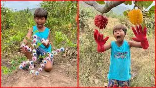 Survival Skills: SMART idea and USEFUL with single mom in forest #bushcraft #camping #outdoors #idea