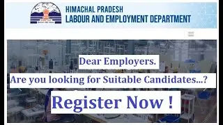 Employer Registration on HP EEMIS Portal - Instructional Video