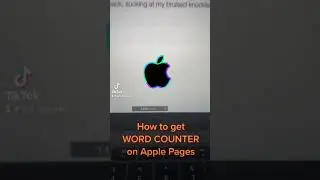 How to get word counter on pages #shorts