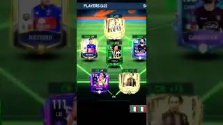 RATE MY ITALIAN TEAM  10 OUT OF ??#viral #football #short #gaming #italy