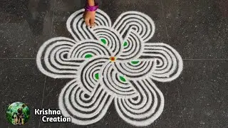 Pongal 2025 special padi kolam🌹7*4 Sankranthi chukkala muggulu🌹pongal padi kolam🌹 beautiful rangoli