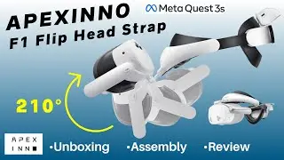 Apexinno F1 Flip Battery Head Strap for Meta Quest 3s - Unboxing, Assembly, Review