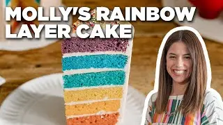 Molly Yeh's Rainbow Layer Cake | Girl Meets Farm | Food Network