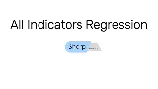 EPISODE 24 - Regression Analysis on 4 Technical Indicators