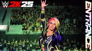 WWE 2K25 - Tegan Nox [FULL ENTRANCE] Bloodline Rules, Backlash, France