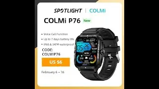 Мнение о Новинке 2024г! Водонепроницаемые спортивные умные часы COLMI P76 1,96 дюйма IP68
