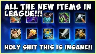 ALL THE NEW MYTHIC AND LEGENDARY ITEMS IN LEAGUE OF LEGENDS SEASON 11