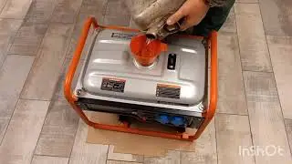 Генератор Zongshen PB 3300 первый запуск. Долив масла, заправка бензином.