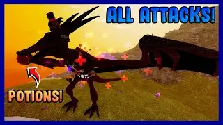 Roblox Kaiju Universe - ALL VOODON TRINKETS ATTACKS!