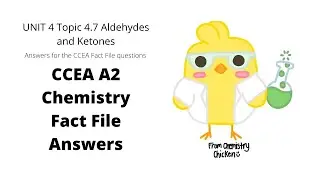 CCEA Chemistry A2 Fact File Answers 4.7 Aldehydes and Ketones