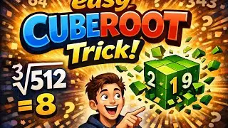 Easy CUBEROOT Trick #cuberoots #cuberoot #cuberoottrick #cuberoottricks #घनमूल #hppatwari #hprca 