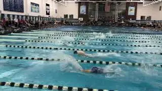 Marcel Liu 2022 Easterns 100 fly Lane 5 (lane 1 is closest) 49.65
