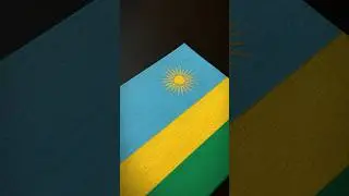 RWANDA 🇷🇼 Flag Drawing #africa #flags #art #posca