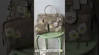Coach Rowan Satchel Daisy Print