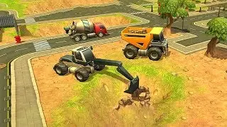 Heavy Excavator Crane City Construction Simulator (by Fazbro) Android Gameplay [HD]