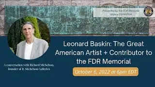 Leonard Baskin: The Great American Artist + Contributor to the FDR Memorial