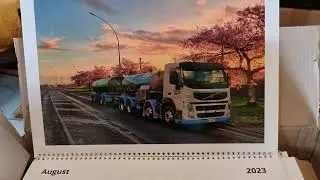 Samsung S21 Ultra - 2023 Fonterra Milk Tanker Trucks Calendar