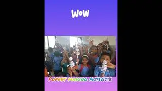 Puppet making Activity in Summer camp