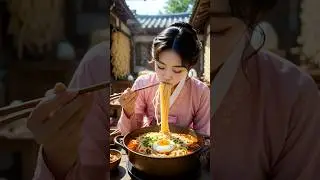 Cute Korean Girl Makes Spicy Ramen Noodles | Origin Story & Easy Comfort Recipe for USA UK Germany