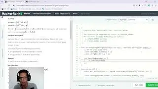 Solving Sparse Arrays HackerRank Interview Problem