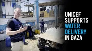 UNICEF Supports Water Delivery in Gaza