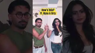 Pehla Tu Duja Tu Son Of Sardar 2 Ajay Devgn, Mrunal Thakur - Orry Nysa recreate the hook step