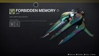 Forbidden Memory Exotic Ship