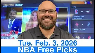 NBA Picks (2-3-26) Tuesday Basketball Free Sports Betting Predictions - Today's Daily Plays & Odds