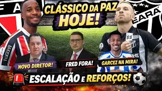 ⚫⚪CLÁSSICO DA PAZ HOJE! FERROVIÁRIO x CEARÁ! Novo DIRETOR JURÍDICO! GARCEZ na Mira! #Ceará #vozão