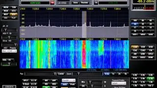 W1AW /0 working a nice pileup (3/25/14)