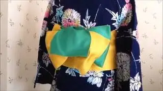 簡単・かわいい浴衣の帯の結び方/辻が花