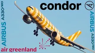 CONDOR AIRBUS  A330-900 | AIR GREENLAND A330-800 (Delivery flight)