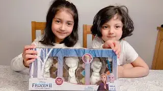 Disney Frozen 2 Art Set with Figures (Elsa,Anna & Olaf)