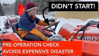 What to check before you get on a Tractor
