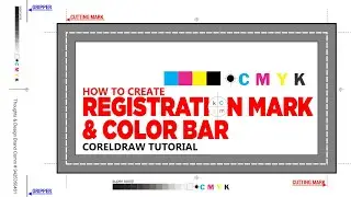 How to create registration marks in coreldraw for offset printing