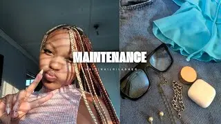 MAINTENANCE VLOG|SOUTH AFRICAN YOUTUBER|HAIR|NAILS|LASHES|GRWM|DEC VLOG