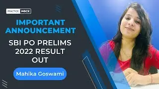 SBI PO Prelims 2022 Result OUT | Watch the result with us | PracticeMock