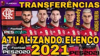 Flamengo - Transferências 2021 como atualizar elenco do Mengão no PES - Pro Evolution Soccer