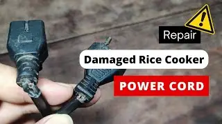 Repair The Damaged Rice Cooker Power Cord