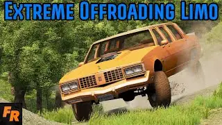 Extreme Offroading With A Limo - BeamNG Drive