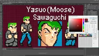 River City Ransom Kunio Evolution Mouse ( Yasuo Sawaguchi )Double Dragon style Downtown Nekketsu