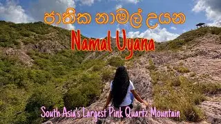 Jathika Namal Uyana  ජාතික නාමල් උයන vlog Pink Quartz Mountain 🇱🇰