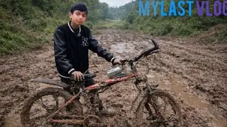 Folding cycle offroading kr li😨 | My Last Last Vlog🥺