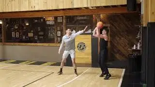 Braden Smith Purdue Guard works out with Jordan Delks