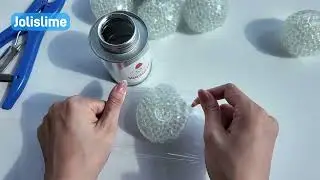 Crystal Clear Glass Bead Stress Ball ✨ Relaxing DIY ASMR