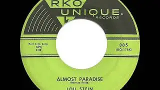 1957 HITS ARCHIVE: Almost Paradise - Lou Stein
