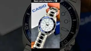 Casio Enticer Analog White Luxurious Elegant Men's Watch #elegantwatches #luxurywatchesformen #casio