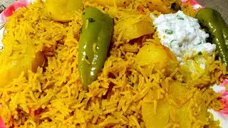 आलू मसाला पुलाव | Tahiri recipe| Dopehar k lunch m banao aur iska lutf uthao | quick lunch recipe.