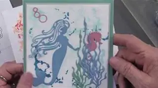 Layering Marble Clear Stamps by Waffle Flower Crafts