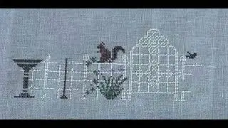 The Drawn Thread - Garden Gate Spring time lapse #thedrawnthread